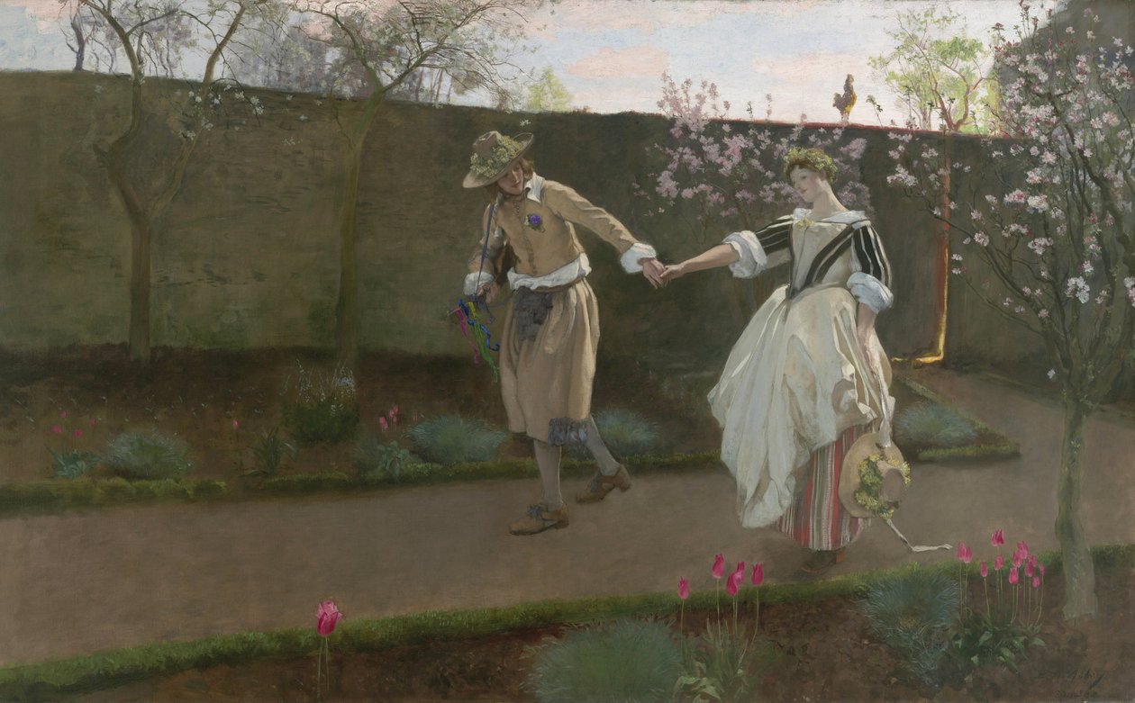 1. maj Morgen, 1890-94 af Edwin Austin Abbey