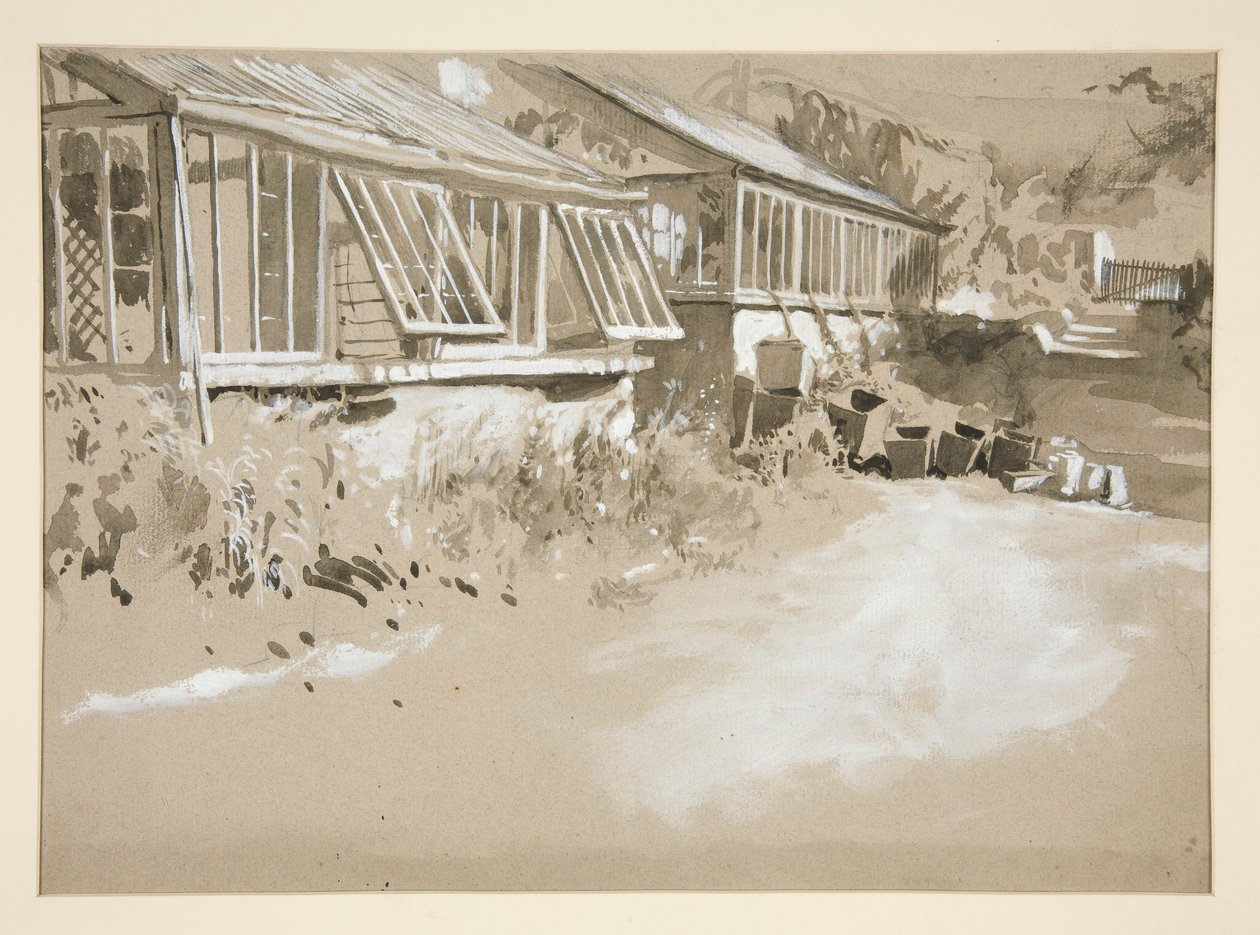 Hytter og Buske af Edwin Austin Abbey