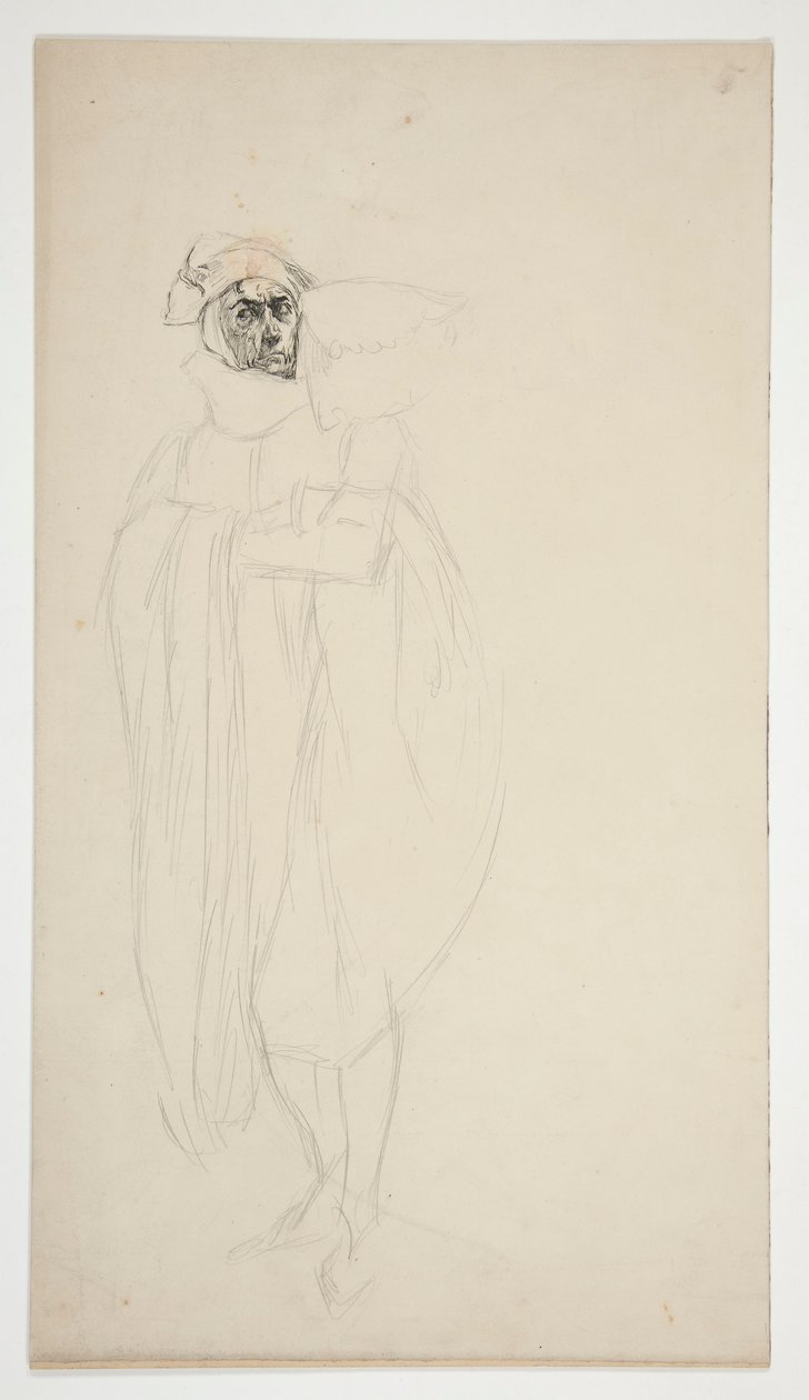 Studie for Armado, fra Kærlighed af Edwin Austin Abbey