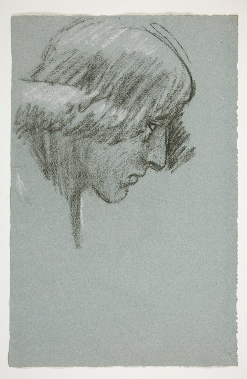 Studie af en ung mand af Edwin Austin Abbey