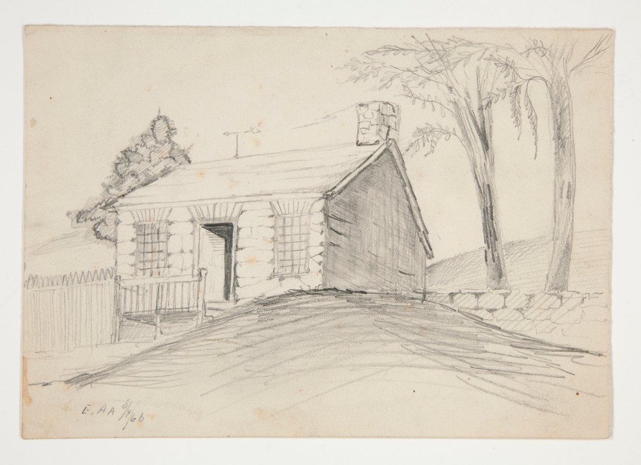 Det ældste hus i Ellicotts Mills af Edwin Austin Abbey