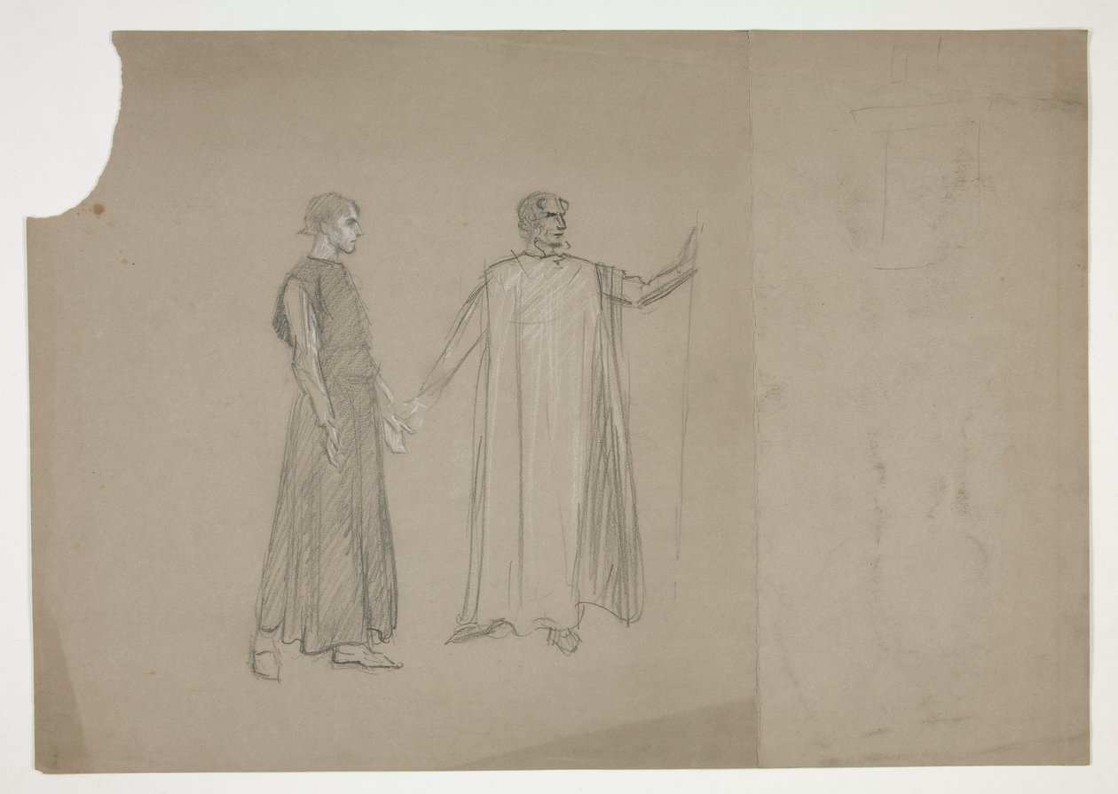 To tal: tidlig undersøgelse for af Edwin Austin Abbey