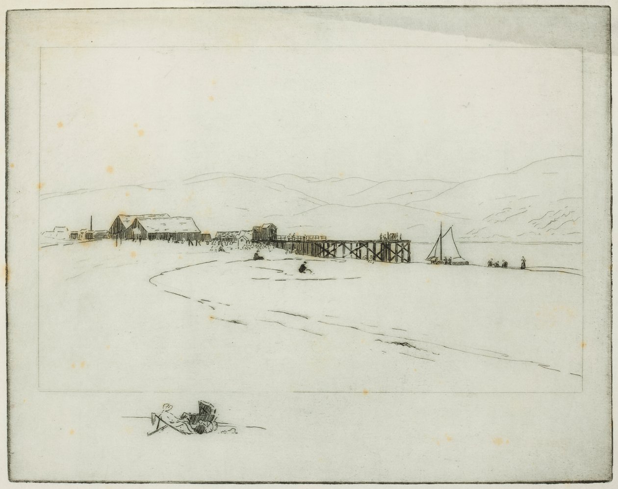 Molen (ætsning) af Edwin Butler Bayliss