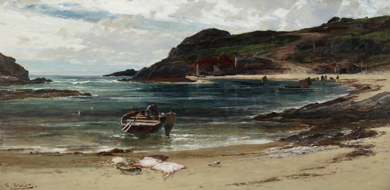 Haven under bakken (Anglesey) af Edwin Ellis