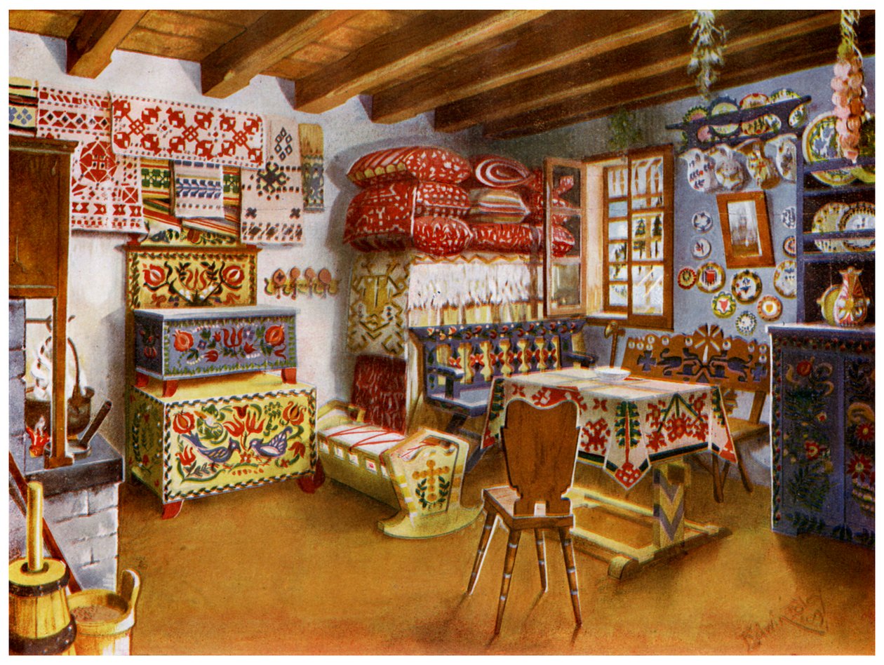 Østrig-ungarske bondemøbler, 1911-1912. af Edwin Foley