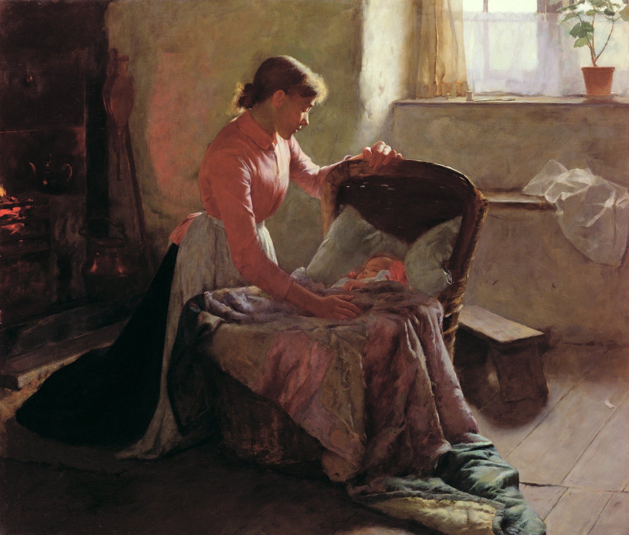 Søde drømme, 1892 af Edwin Harris