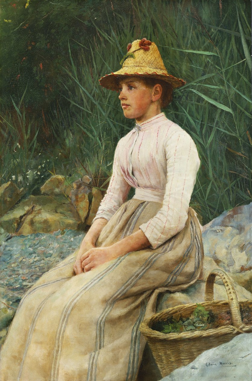 Muslingepigen, af Edwin Harris