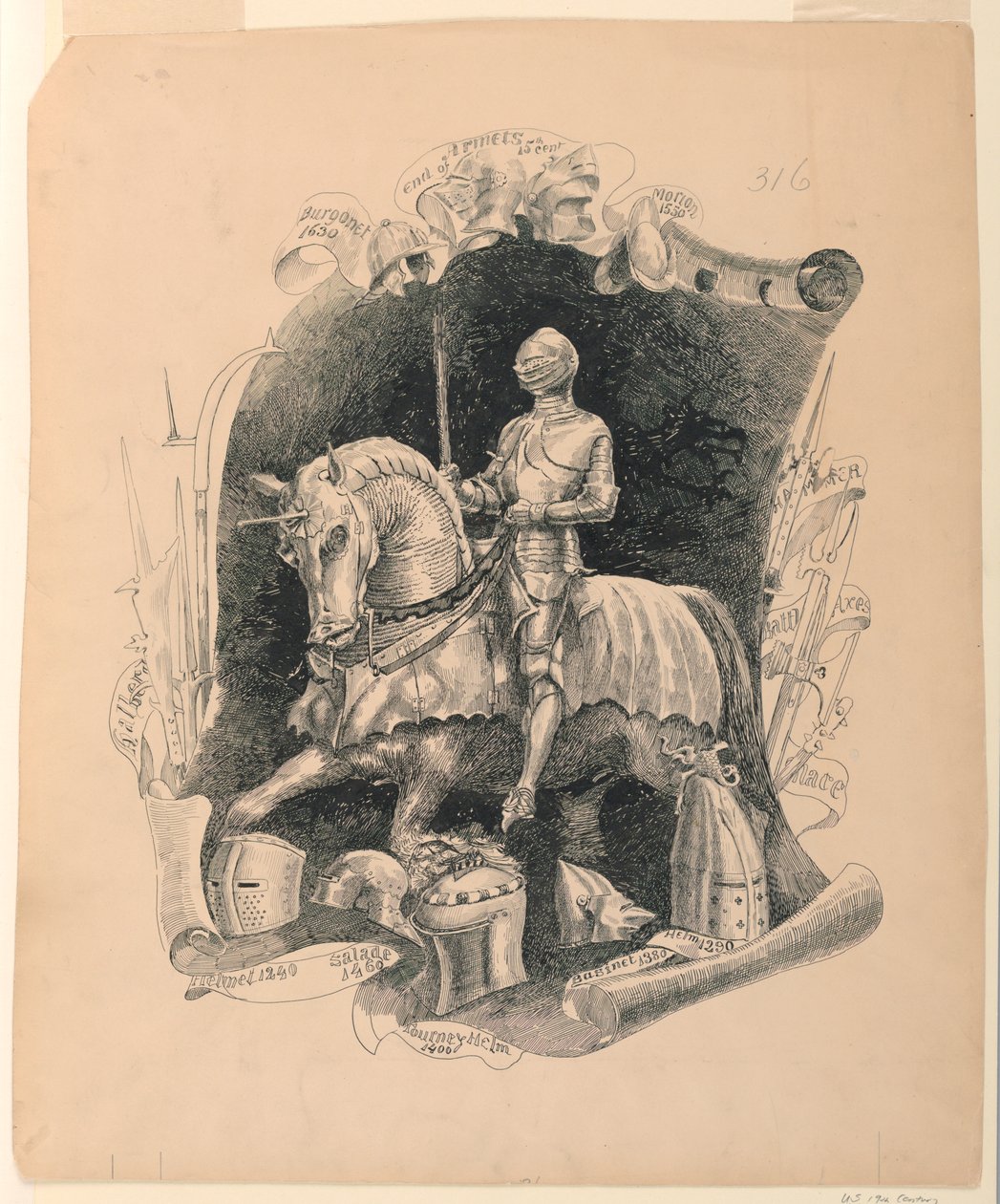 "Armor fra 1440; bedste epoke" af Edwin Howland Blashfield