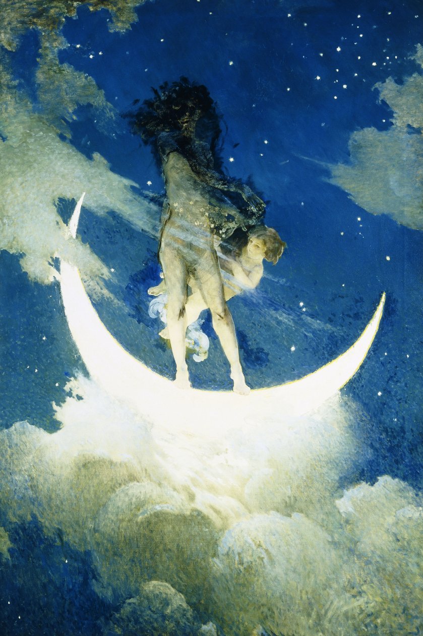 Månen og stjernerne af Edwin Howland Blashfield