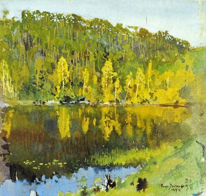Metsalampi af Eero Järnefelt