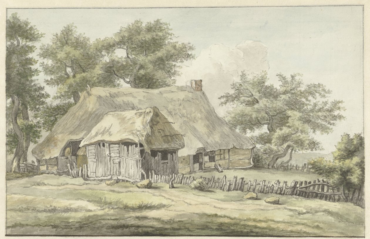 Gård i Eext, Drenthe af Egbert van Drielst