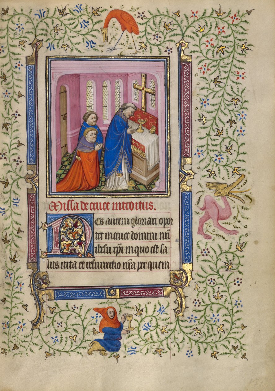 En præst, der fejrer messe af Egerton Master