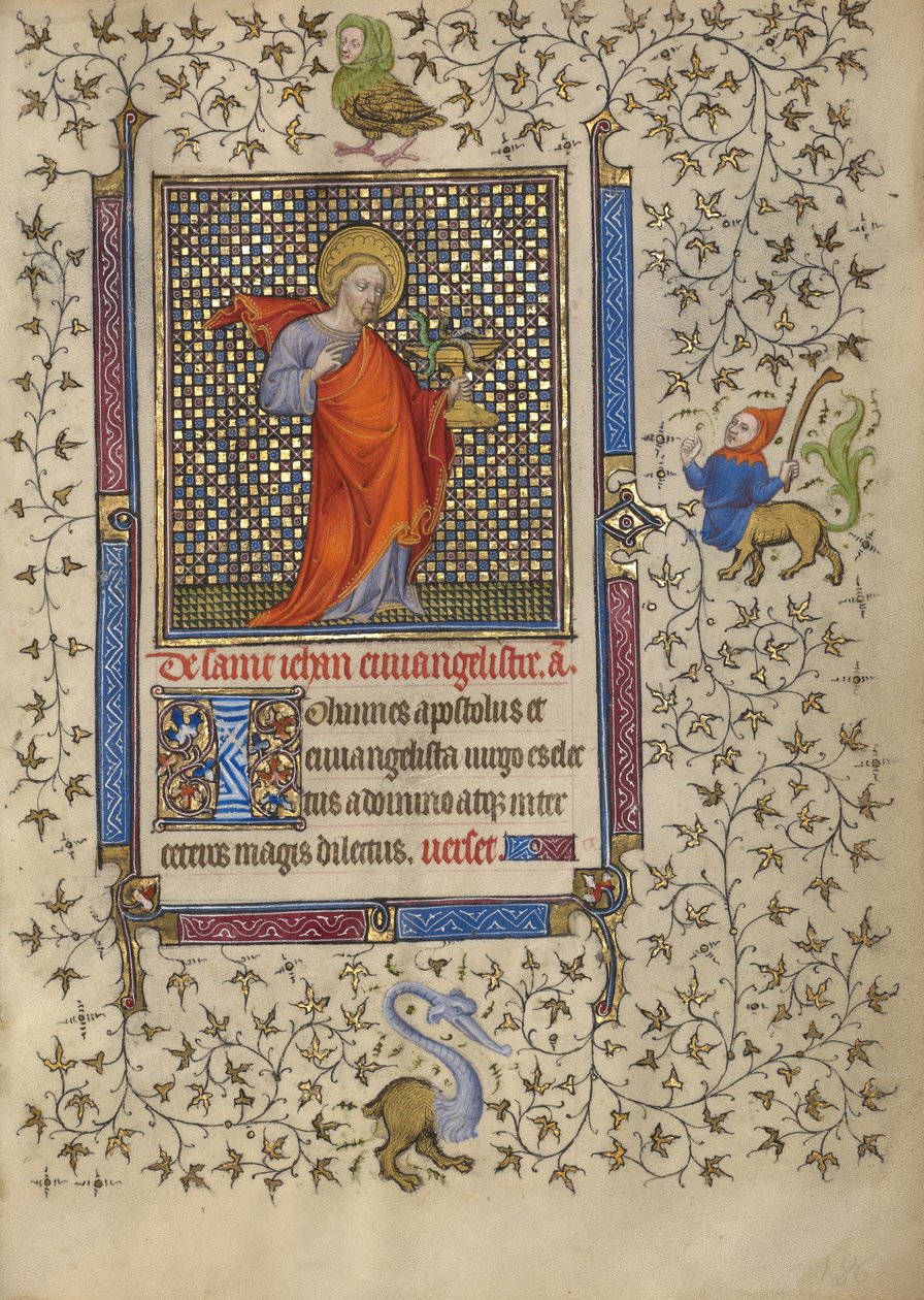 Den hellige Johannes Evangelisten af Egerton Master