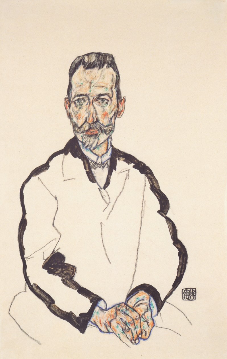 Bildnis Heinrich Benesch af Egon Schiele