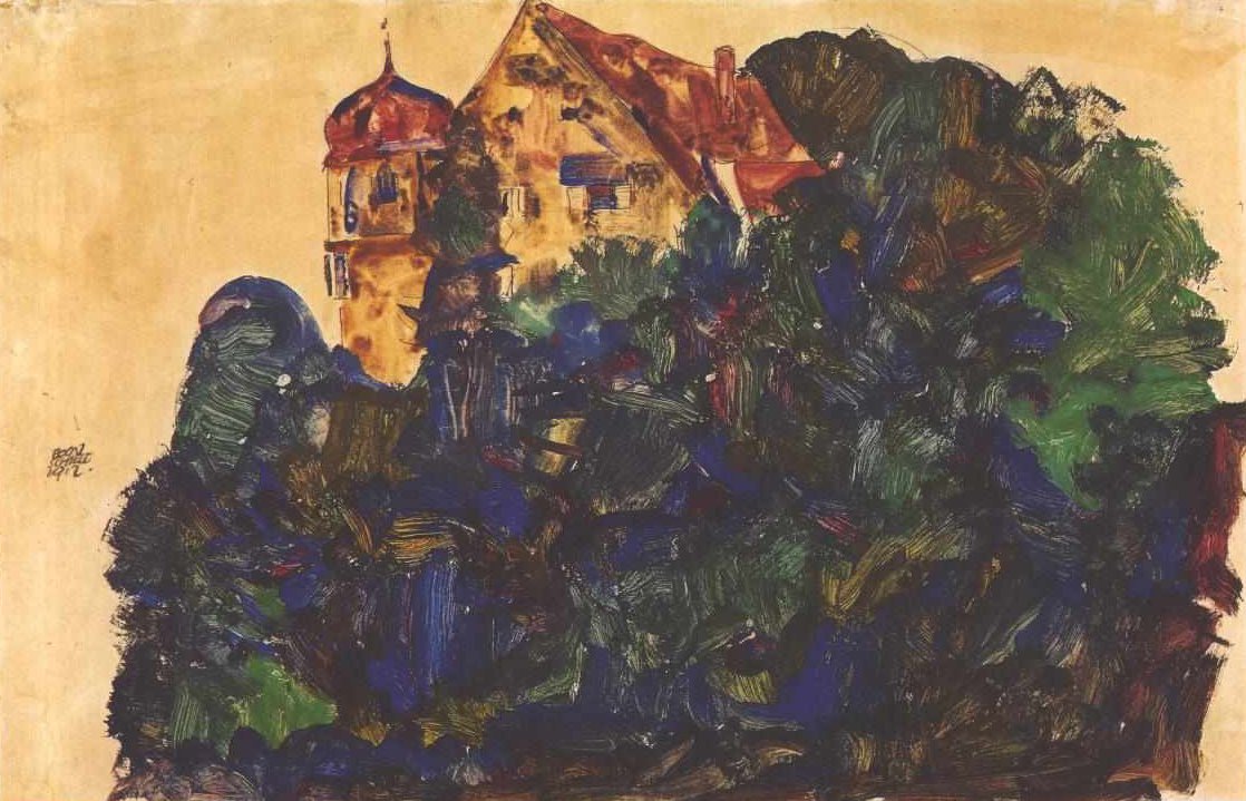 Deuring Schlößchen af Egon Schiele