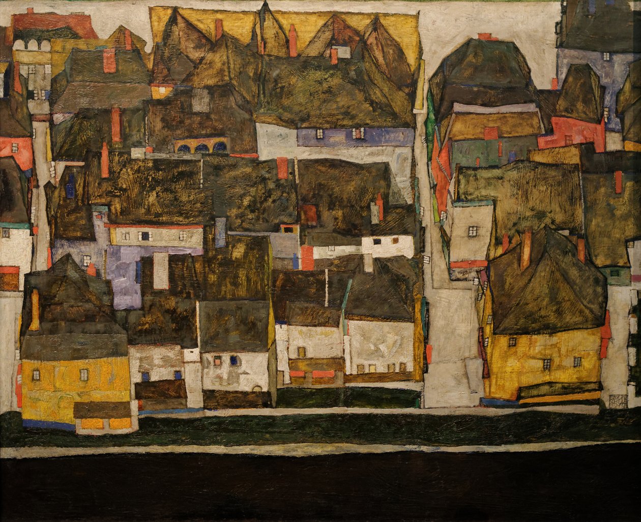 Den lille by af Egon Schiele