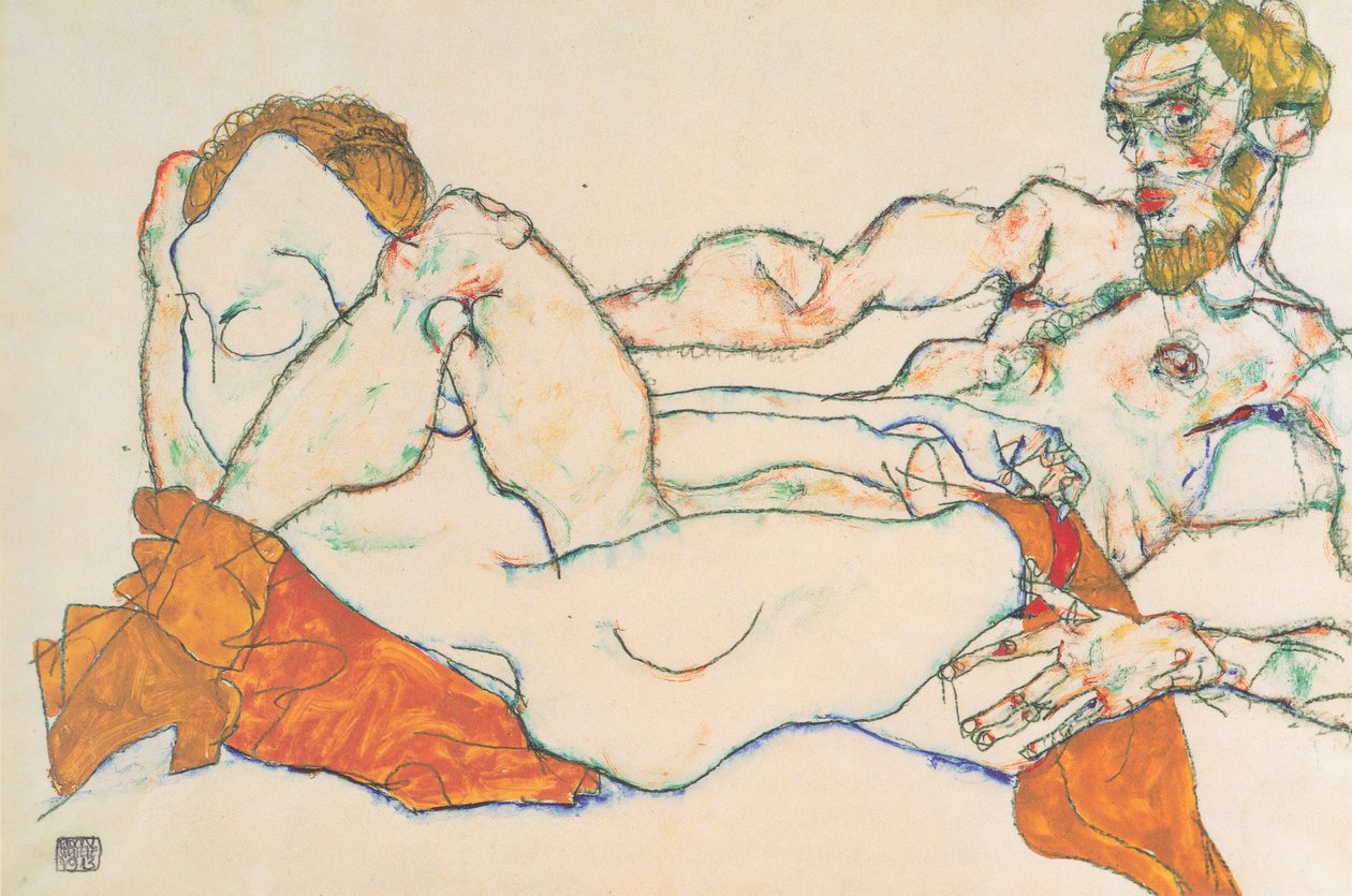 Elskere af Egon Schiele