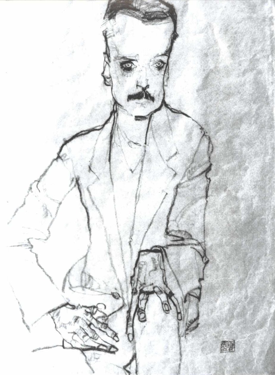 Portræt Eduard Kosmack af Egon Schiele