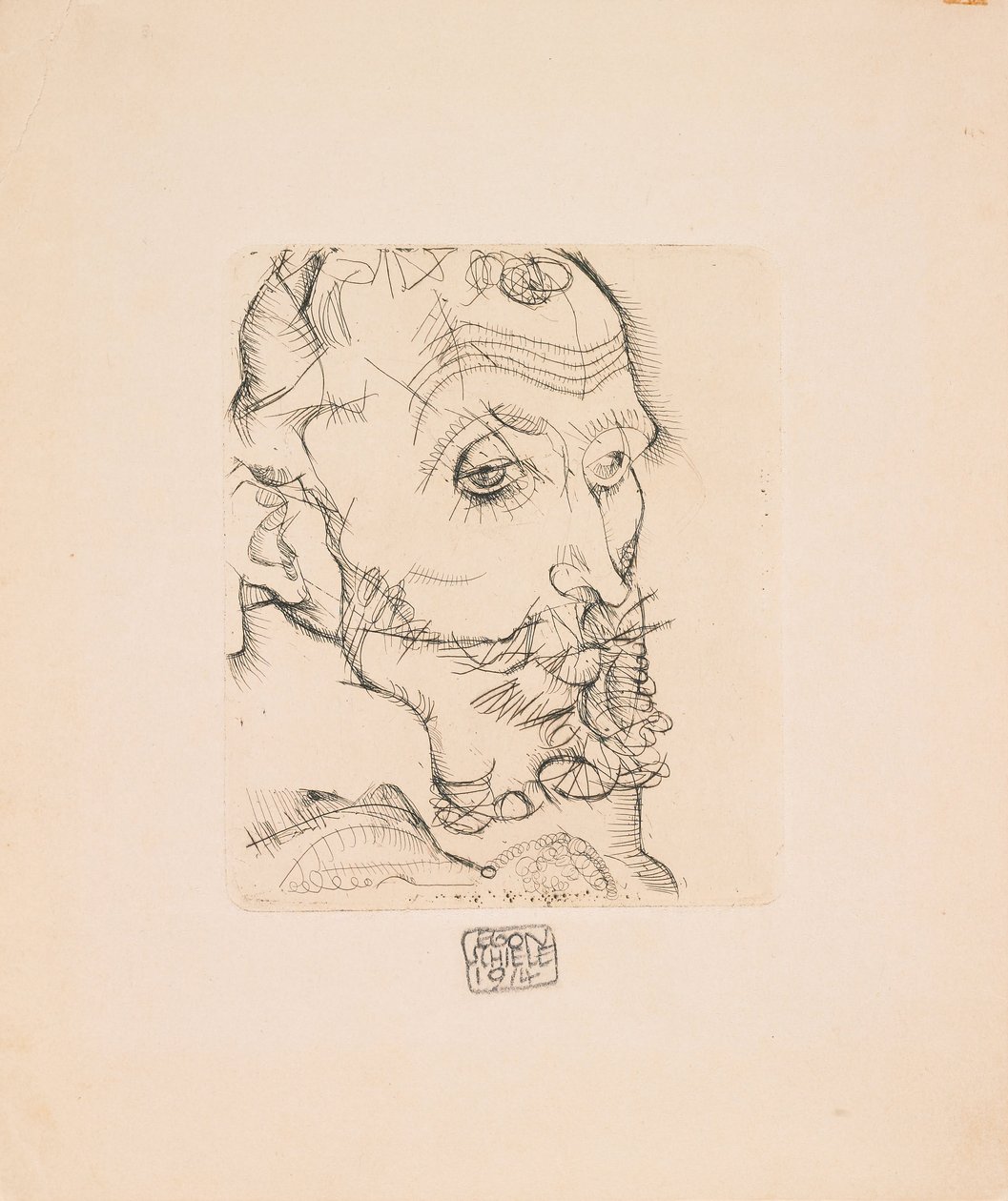 Portræt af Franz Hauer af Egon Schiele