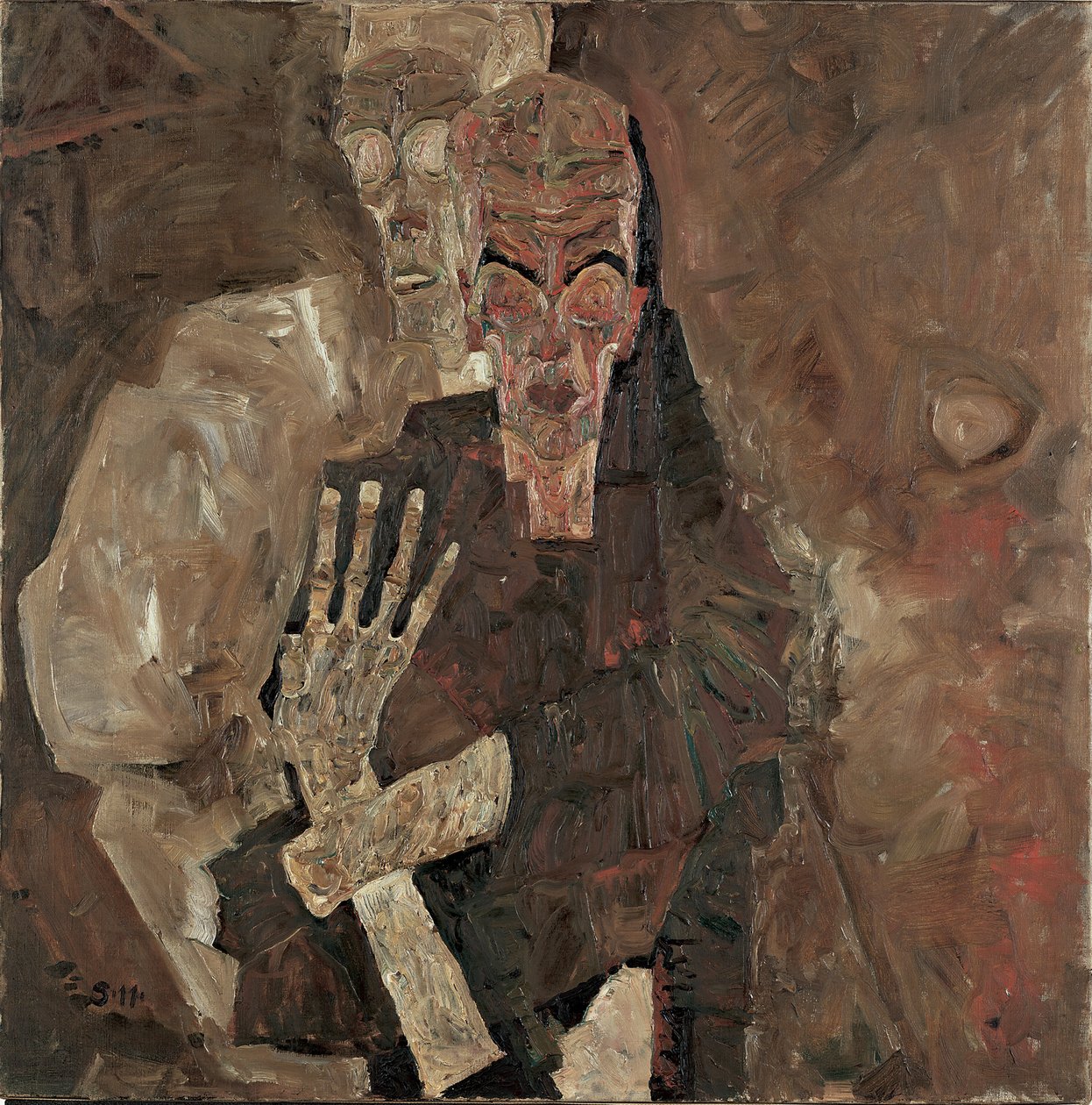 Self-Seer II (Død og menneske) af Egon Schiele