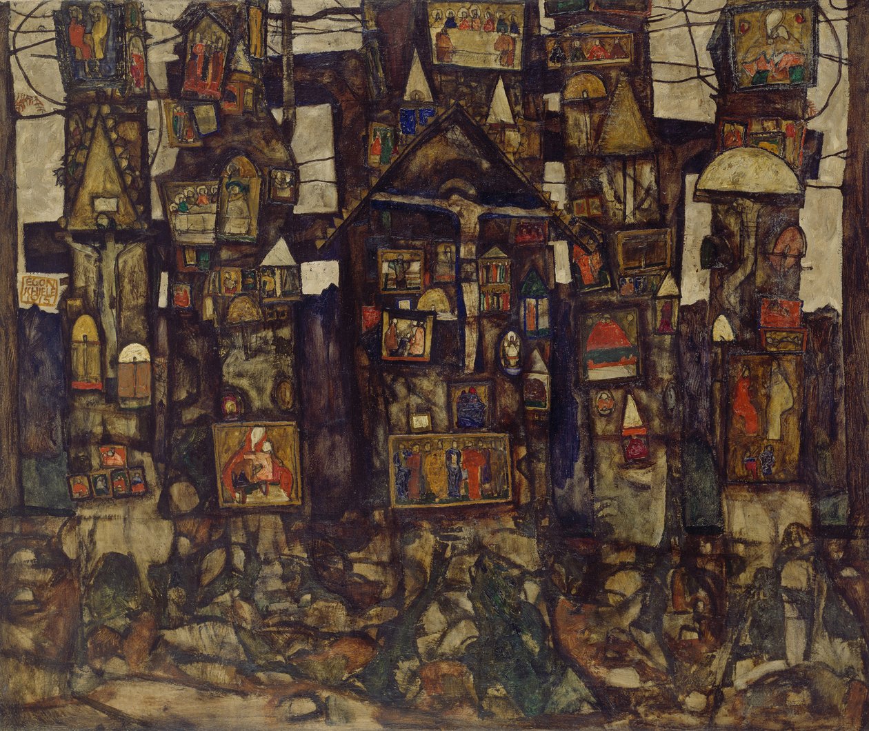 Skovbøn, 1915. af Egon Schiele