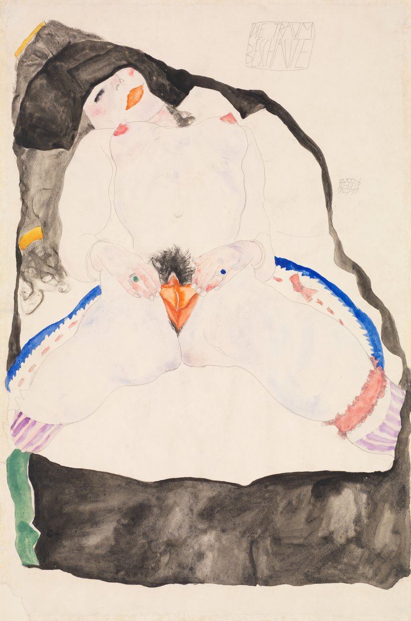 Observeret i en drøm, 1911. af Egon Schiele