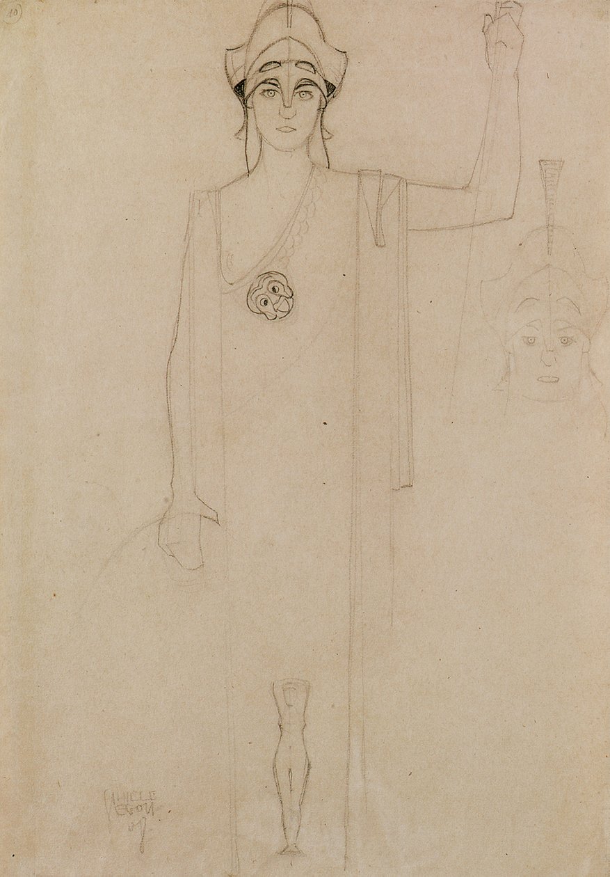 Pallas Athen af Egon Schiele
