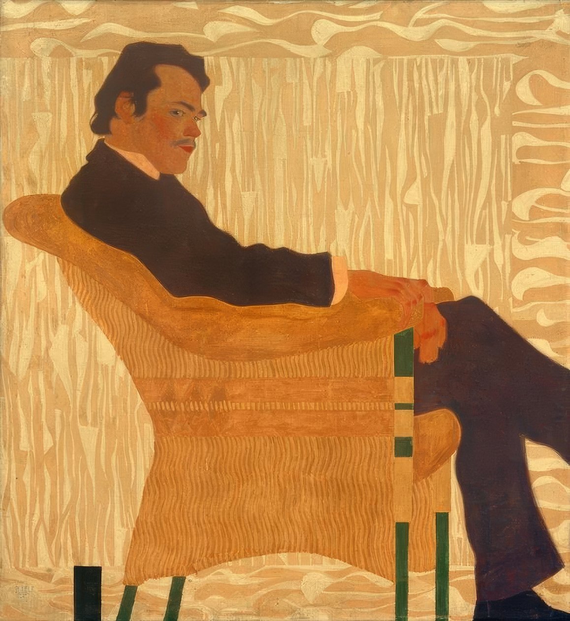 Portræt af maleren Hans Massmann af Egon Schiele