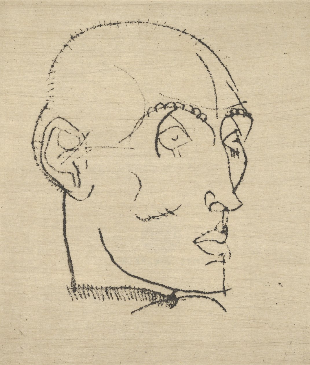 Portræt af en mand, 1914. af Egon Schiele