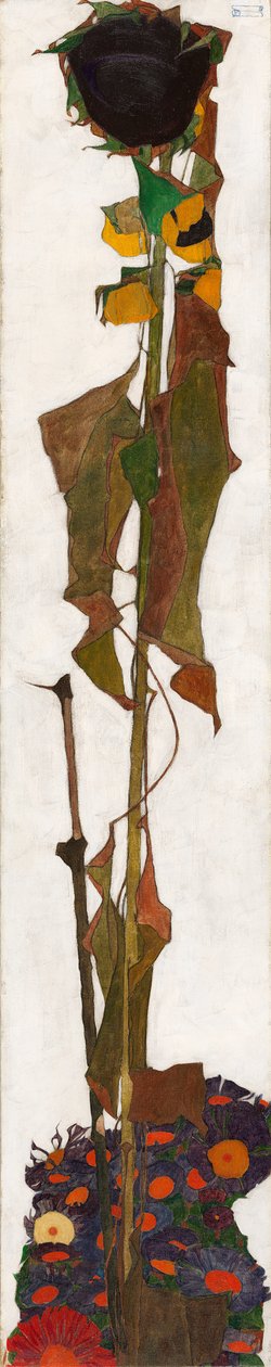 Solsikke, 1909-1910. af Egon Schiele
