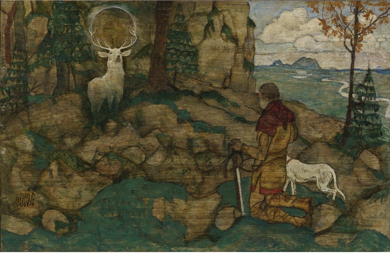 Sankt Huberts vision af Egon Schiele