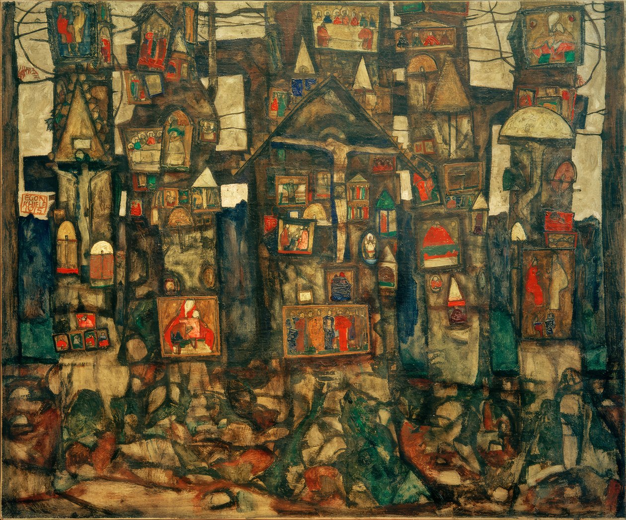 Skov hengivenhed af Egon Schiele