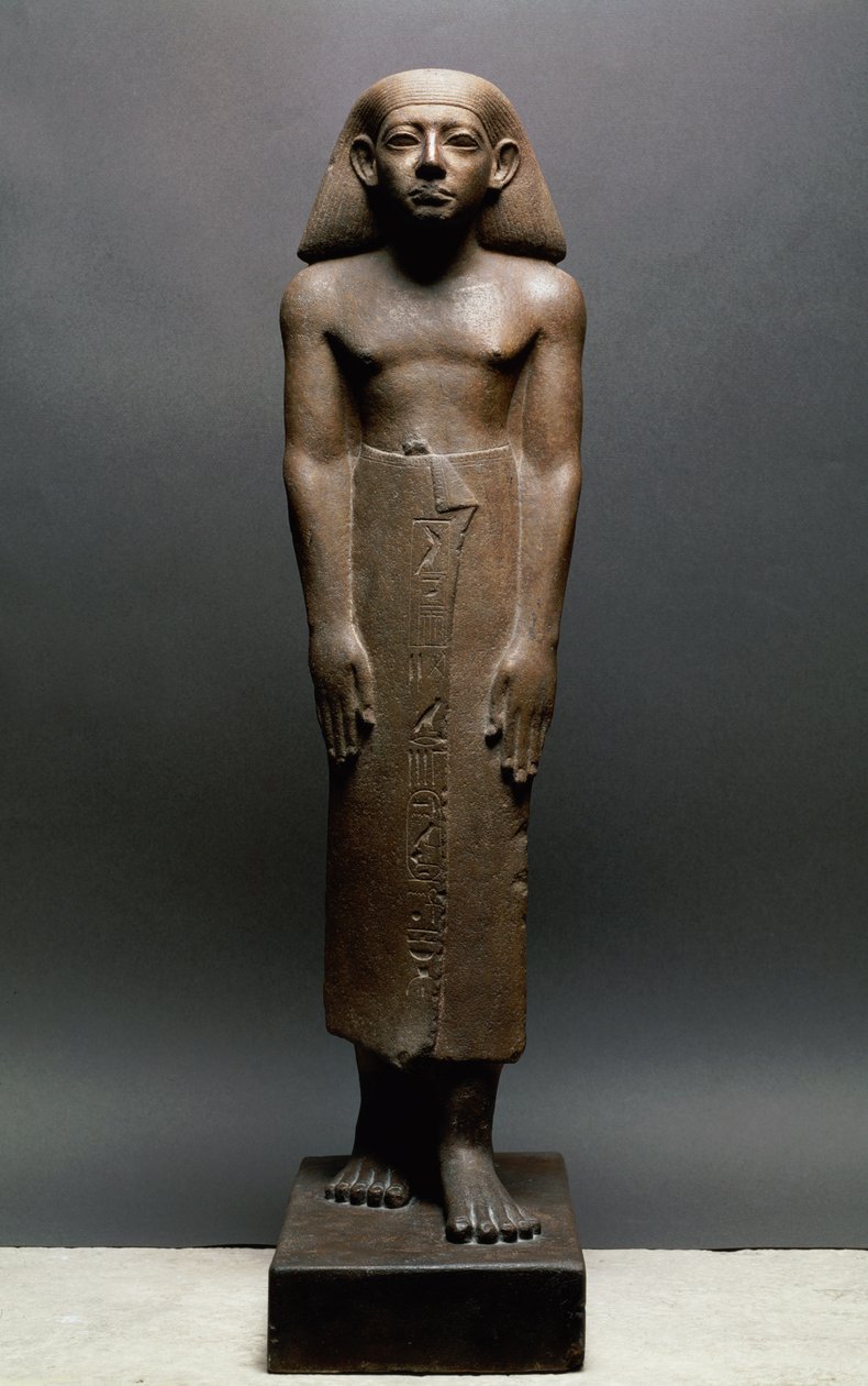 Statuette af Amenemhatankh, arbejder ved Crocodilopolis (Fayum) fra Amenemhat III
