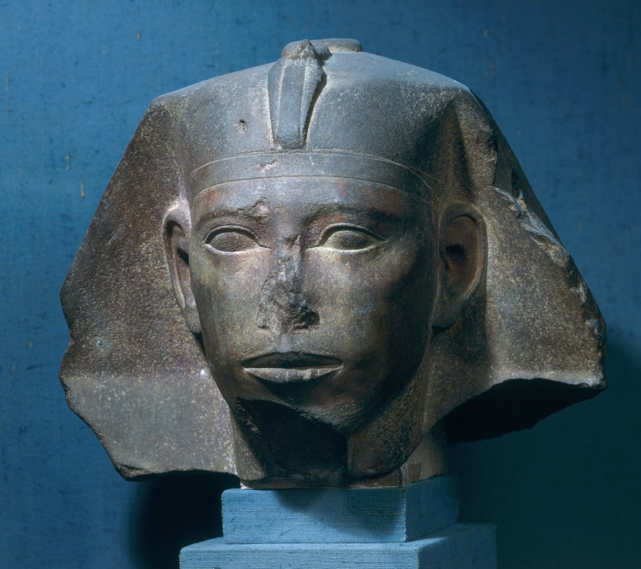 Leder af kong Djedefre, fra Abu Roash, Det gamle kongerige, ca. 2565-2558 f.Kr. (kvartsit) (se også 107943) af Egyptian 4th Dynasty
