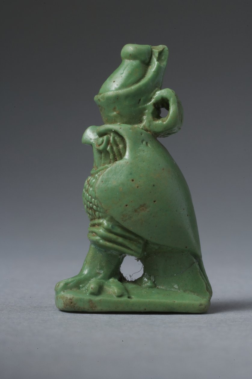 Amulet af en falk (fajance) af Egyptian Ptolemaic Period
