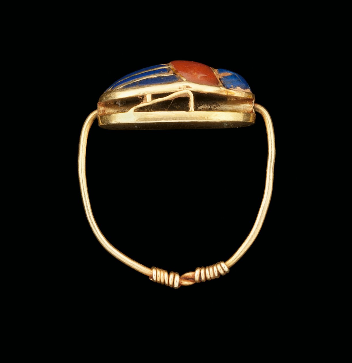 Scarab fingerring, Middle Kingdom af Egyptian 12th Dynasty
