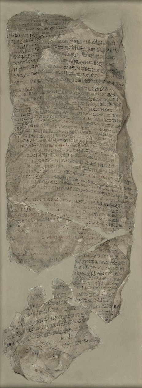 Sinuhe Ostracon, New Kingdom (kalksten) af Egyptian 18th Dynasty