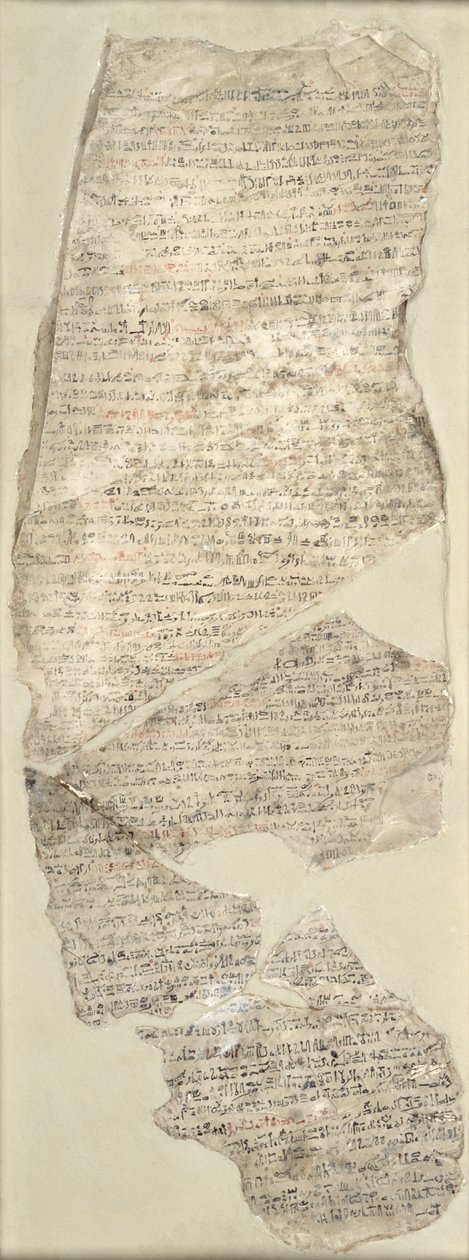 Sinuhe Ostracon, New Kingdom (kalksten) af Egyptian 18th Dynasty