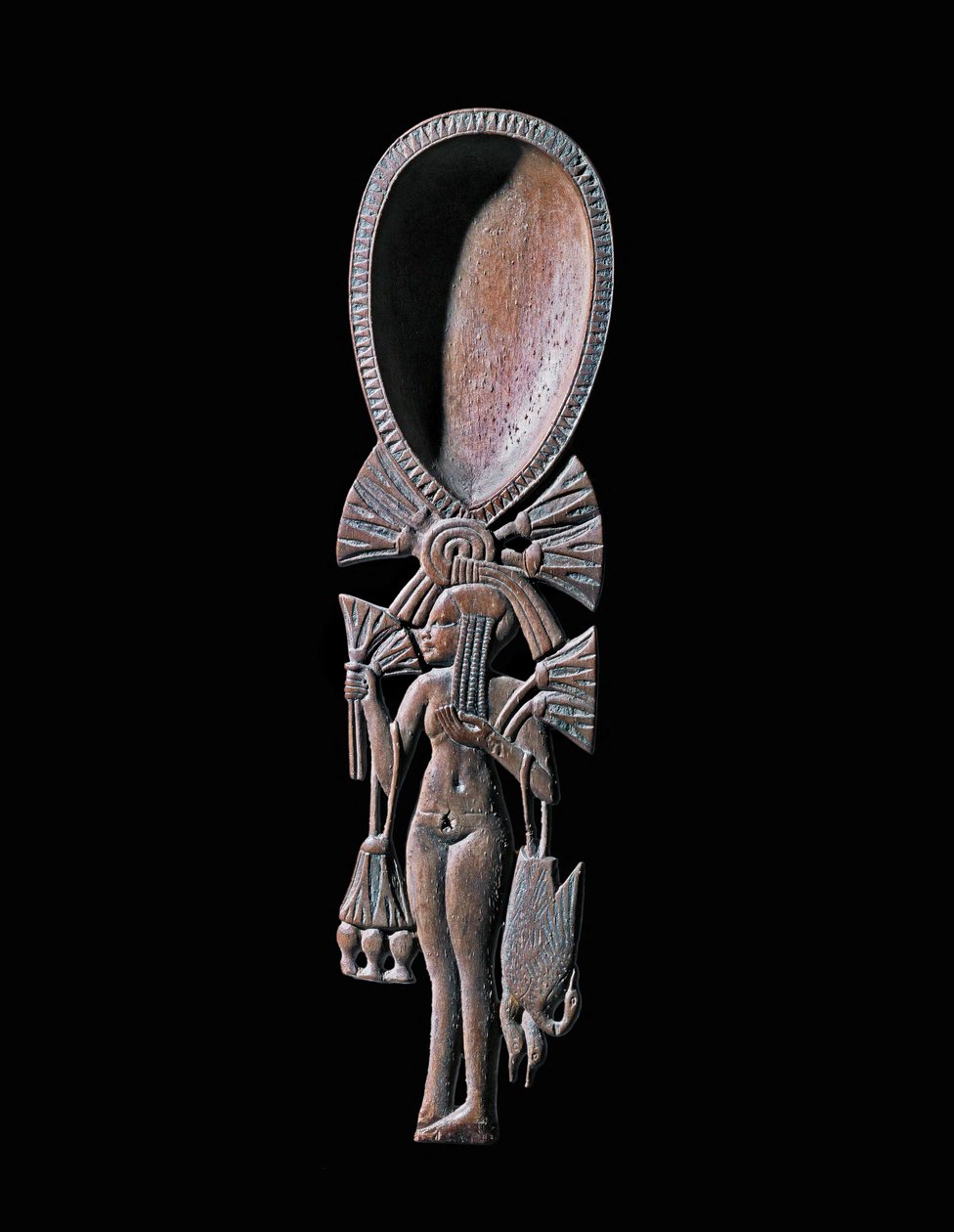 Ske til at holde ansigtscreme ... af Egyptian 18th Dynasty