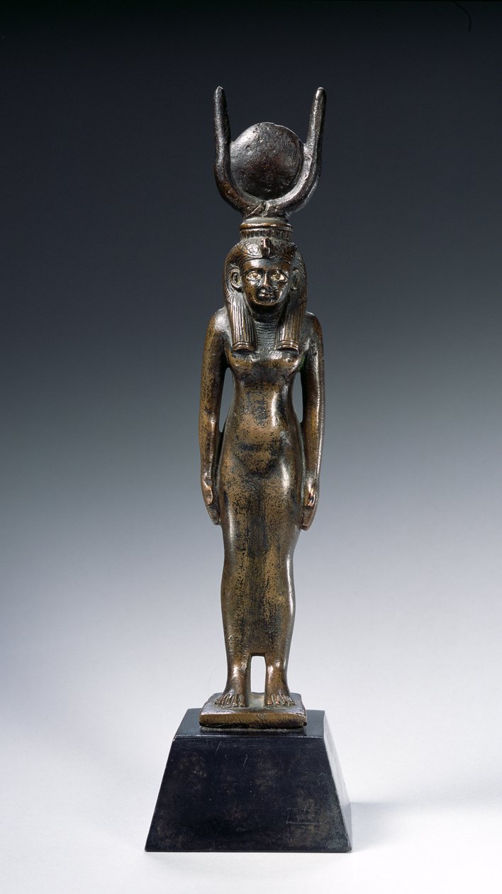 Statue af Isis (bronze) af Egyptian 26th Dynasty