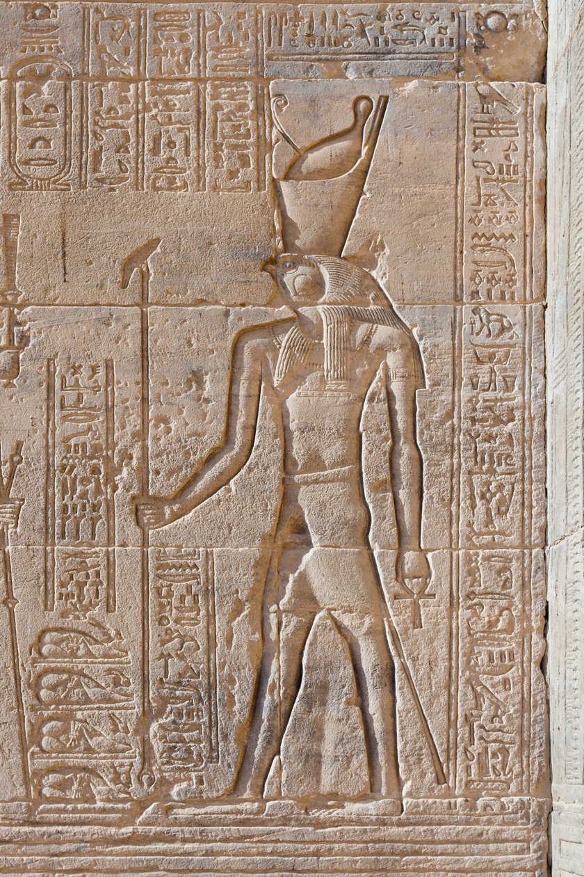 Relieffer ved Philae-templet, Aswan, Egypten af Egyptian 30th Dynasty