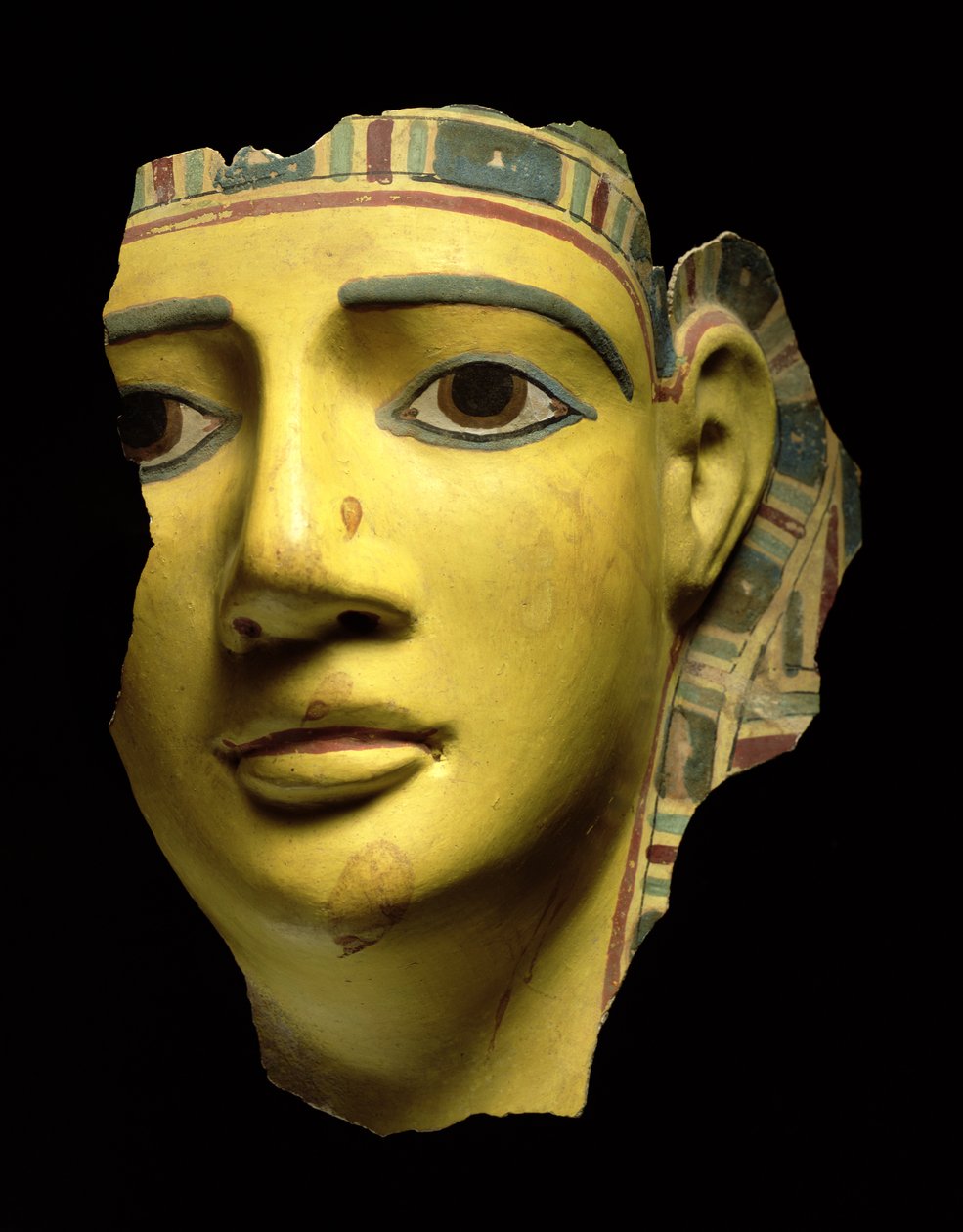 Mumie maske (polykrom kartonnage) af Egyptian Ptolemaic Period