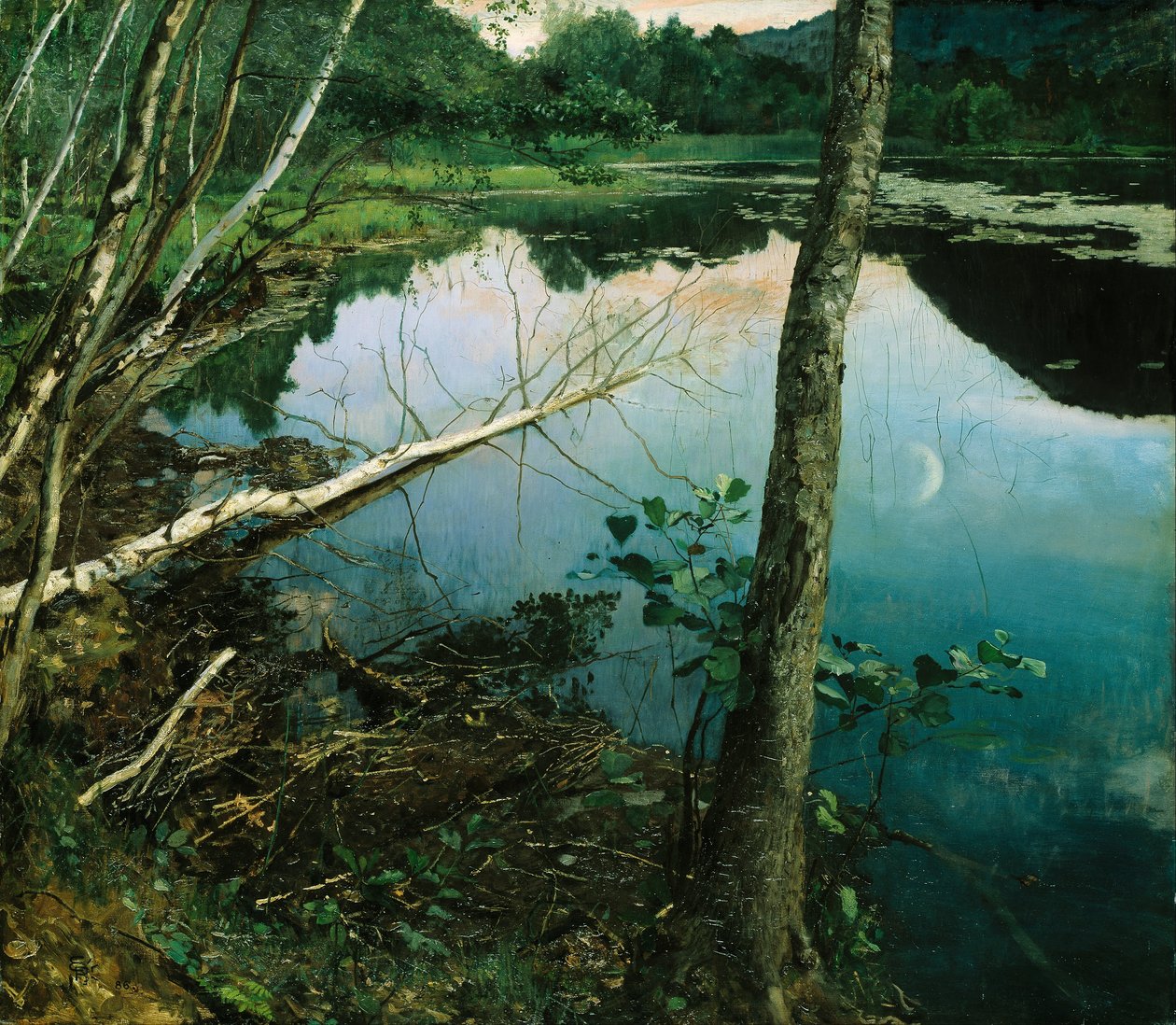 Sommeraften af Hjalmer Eilif Emanuel Peterssen
