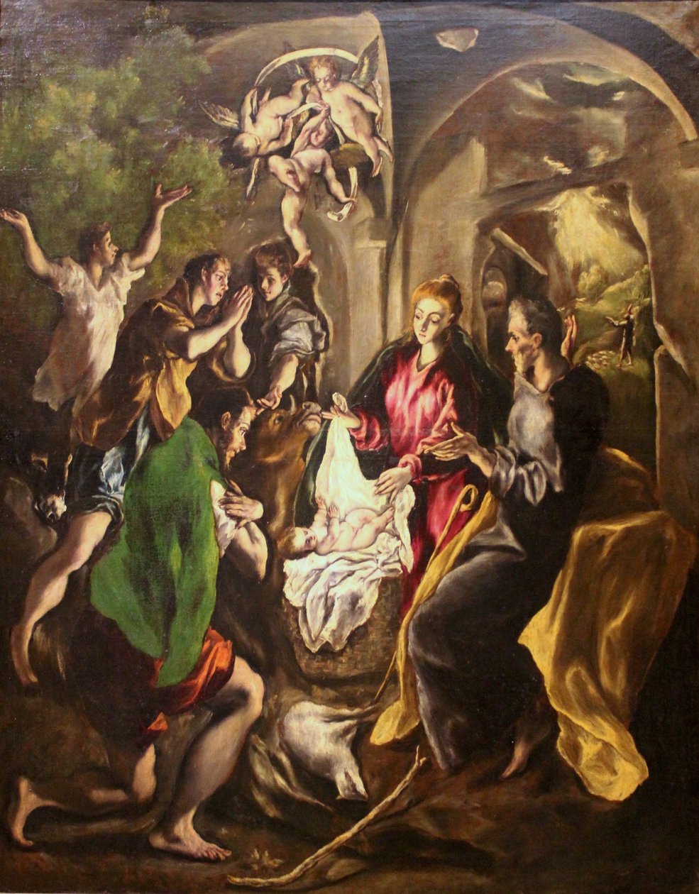 Tilbedelsen af hyrderne af El Greco