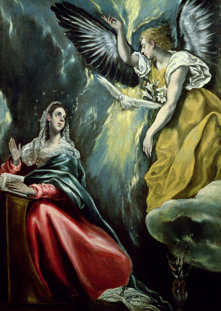 Bebudelsen, c.1575 af El Greco