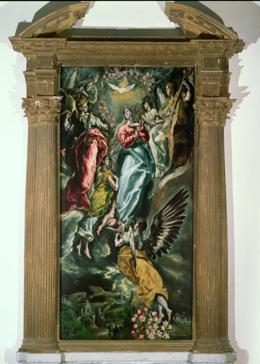 Jomfruens himmelfart, 1607-13 af El Greco