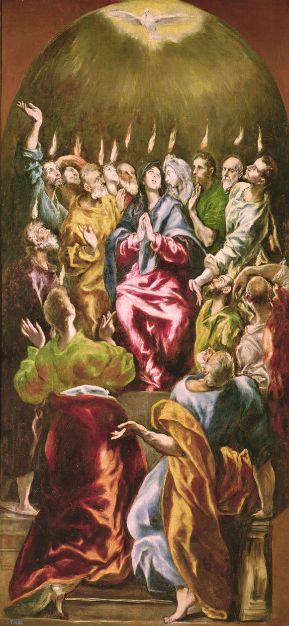 Pinsen, ca.1604-14 af El Greco