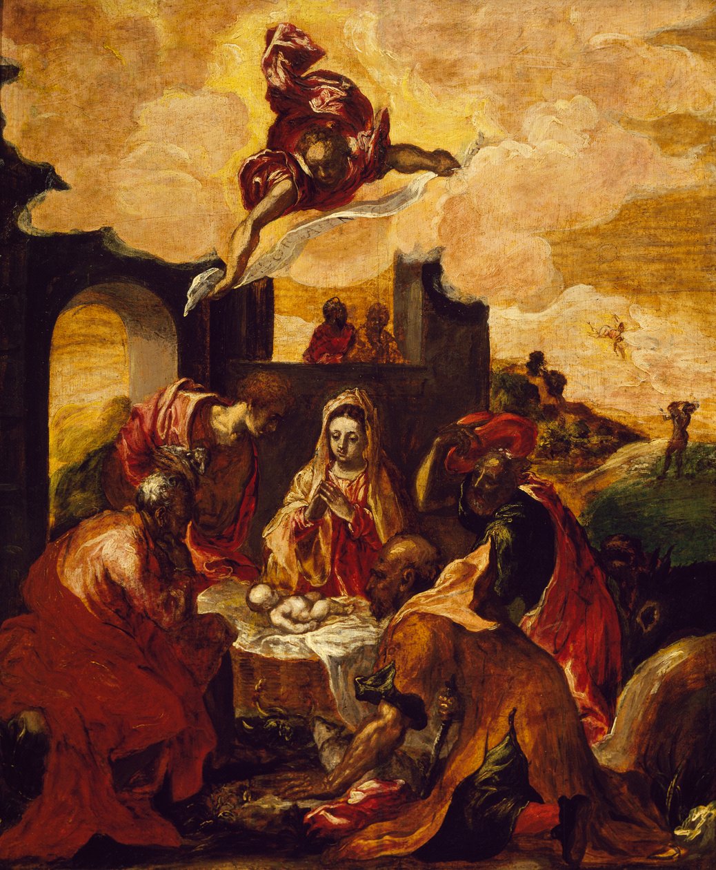 Tilbedelse af hyrder af El (1541 1614) Greco