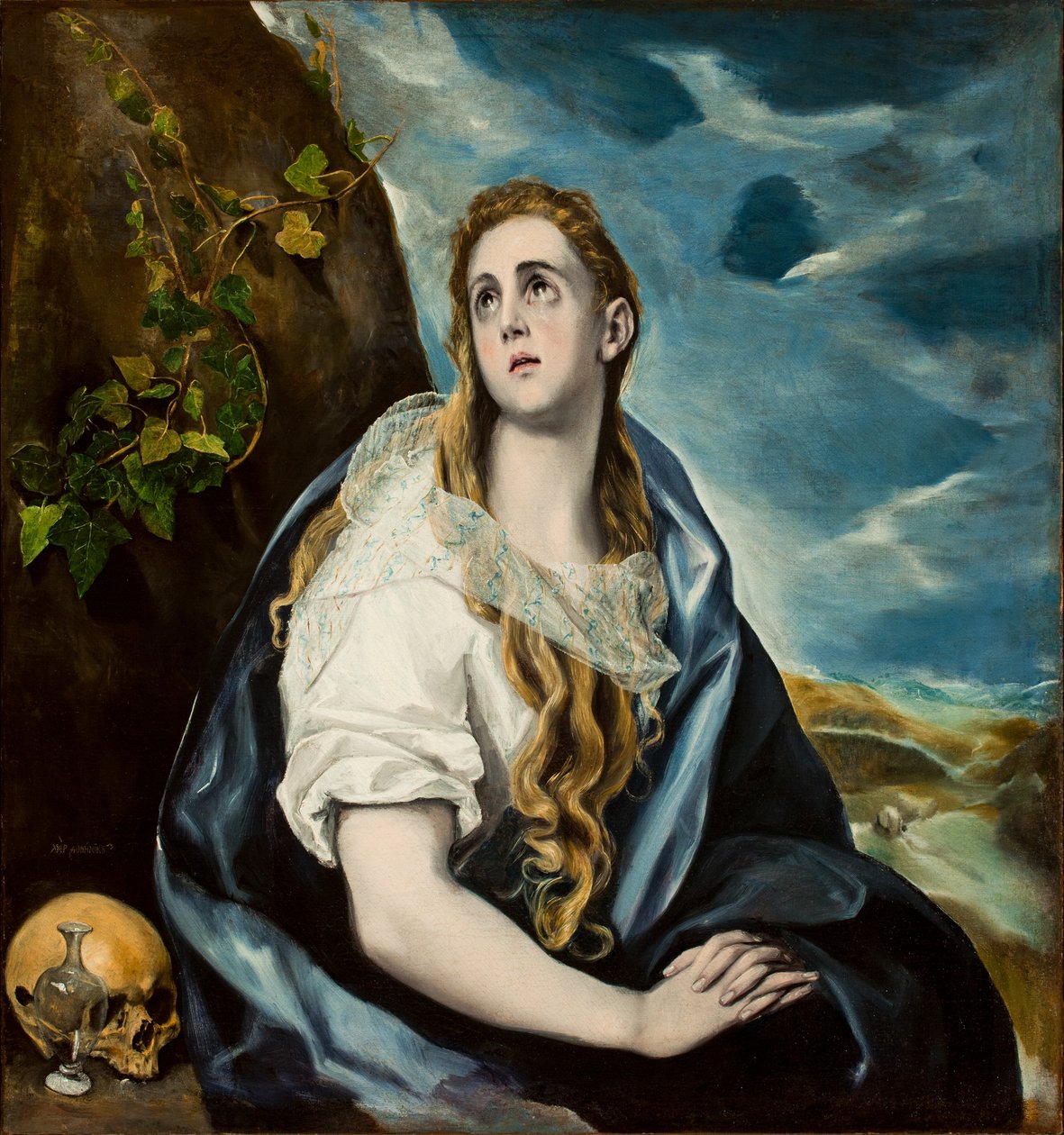 Den angrende Magdalene, c.1577 af El Greco