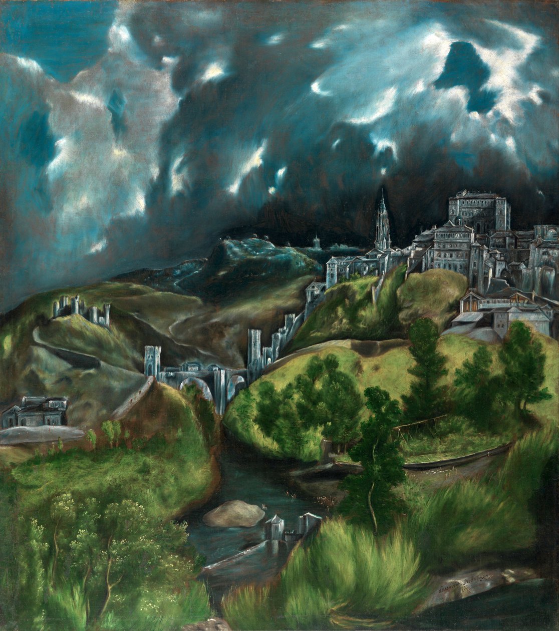 Udsigt over Toledo af El Greco